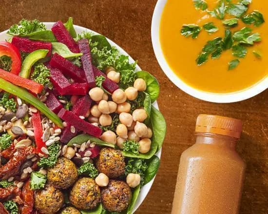 Sałatka Wege Miska + Zupa + Sok