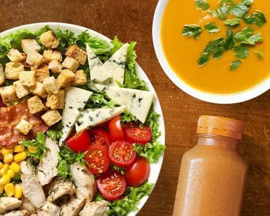 Sałatka Cobb + Zupa + Sok