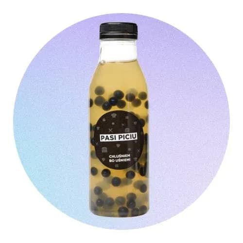 BUBBLE TEA LEMONIADA JAGODOWA BUTELKA