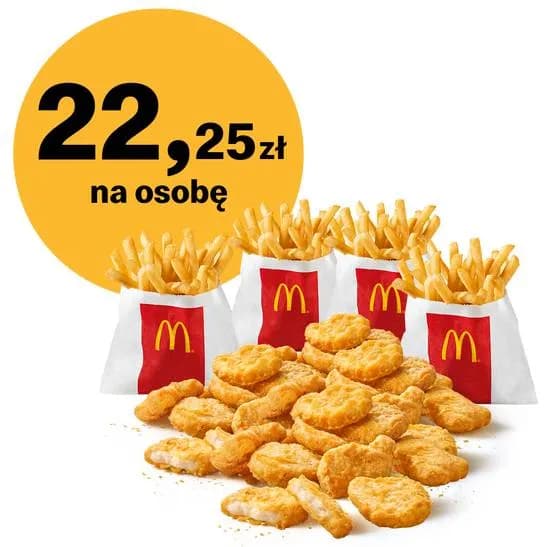 McNuggets® 40 szt. + 4x małe frytki