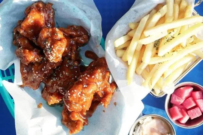 Sweet Chilli chicken : YAM YAM