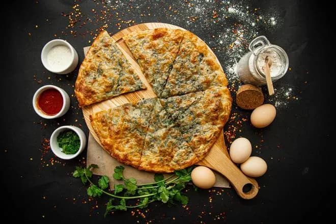 Khachapuri with Spinach