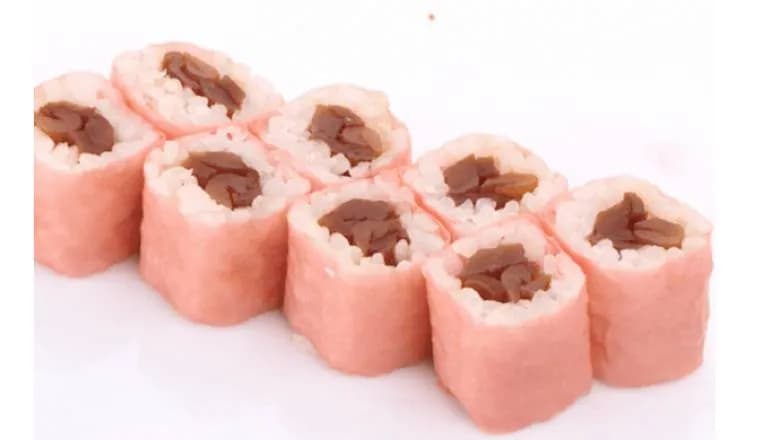 Hosomaki w płatku sojowym z tykwą