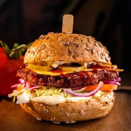 Burger Pac Grillowany Wege🍆🫑🍅🌰🥬