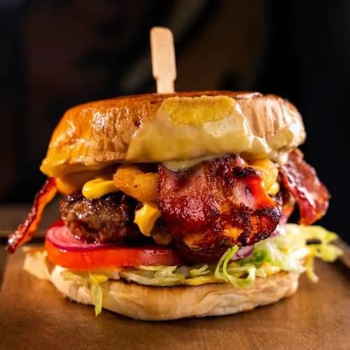 Burger Pac Mocny Full🧀🧀🧀🥓🥓