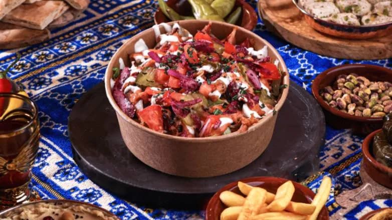 Klasyk - BOWL (jak sałatka + Frytki)