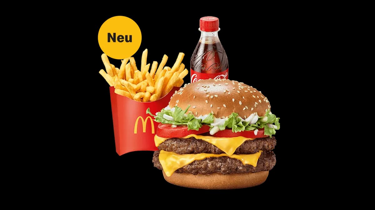 Double Hamburger Royal TS McMenü®