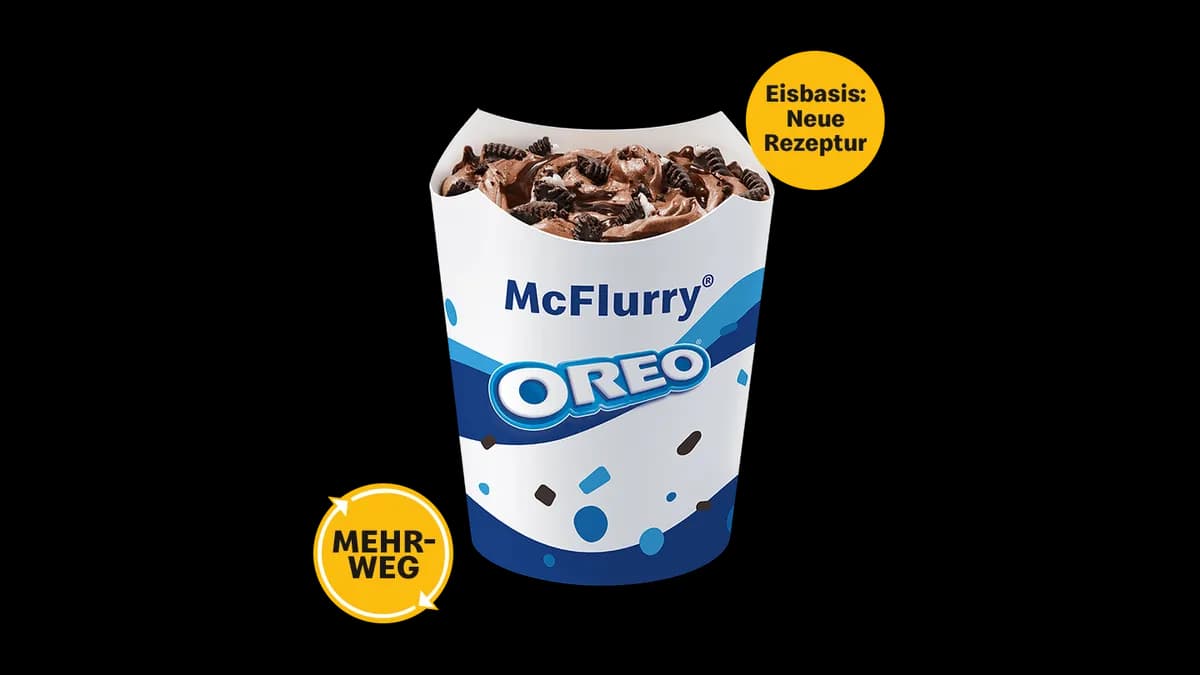 McFlurry® Schoko OREO® Schoko-Sauce Mehrweg