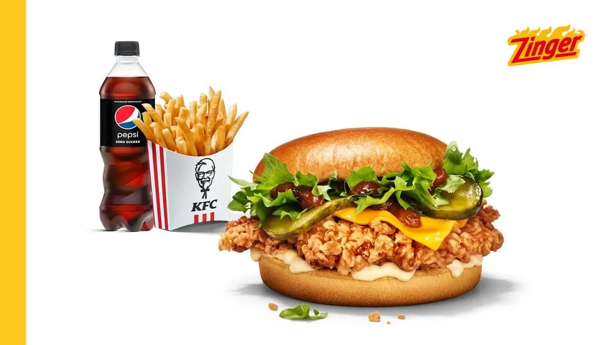 Kentucky BBQ Zinger Menü