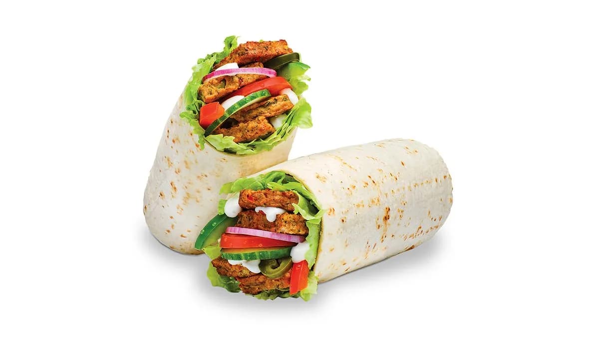 Spicy Vegan Patty Wrap