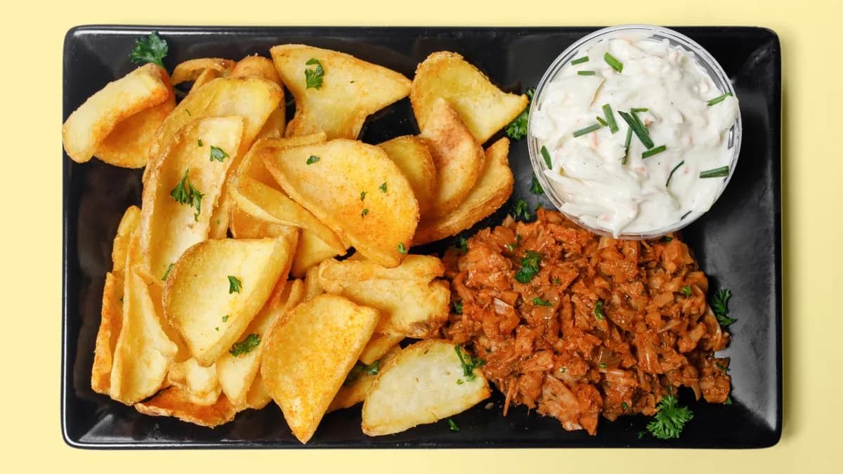 Vegetarisch Pulled Teller