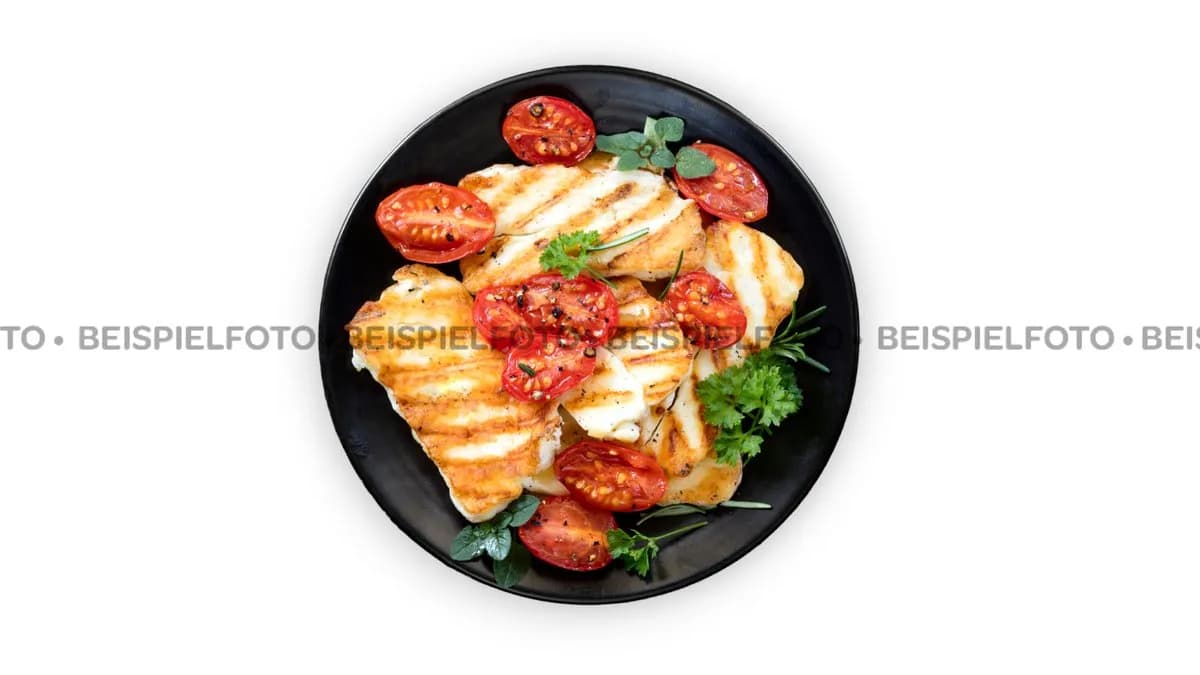 54. Vegetarian Halloumi Plate