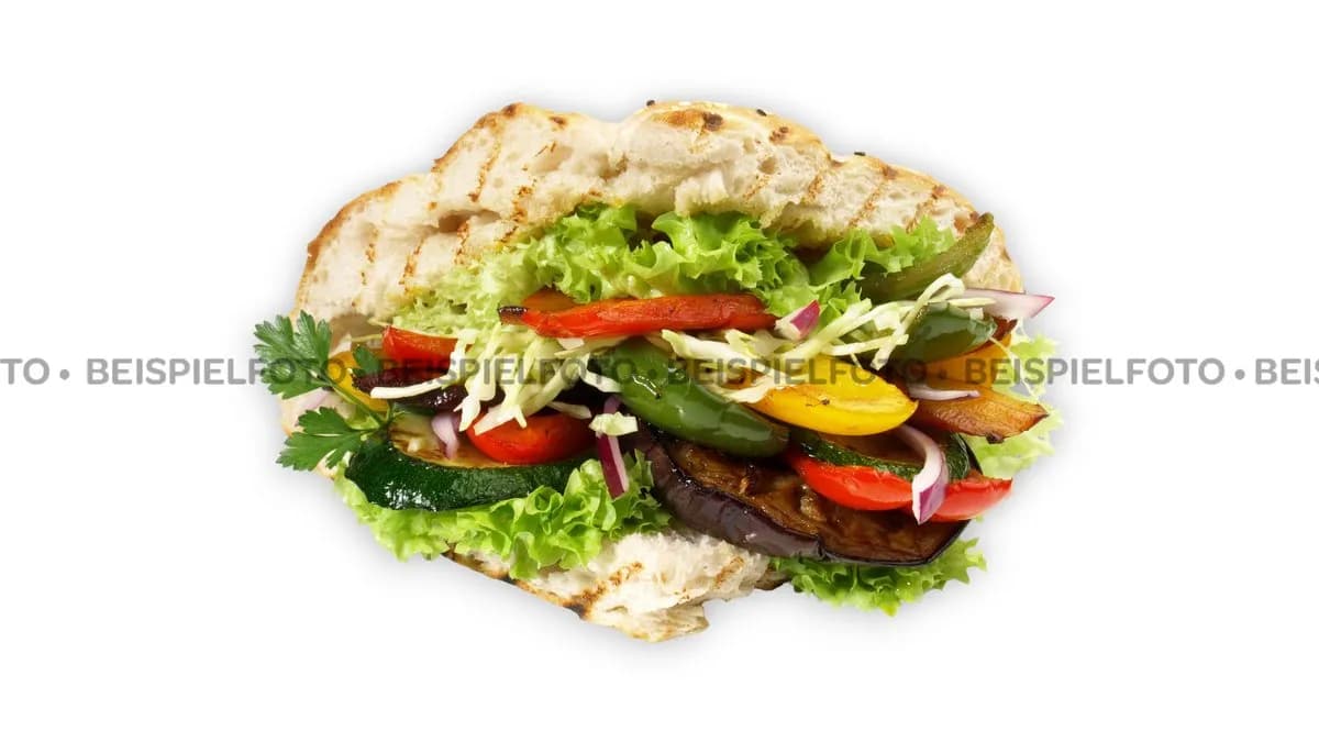 52. Vegetarian Döner with Halloumi