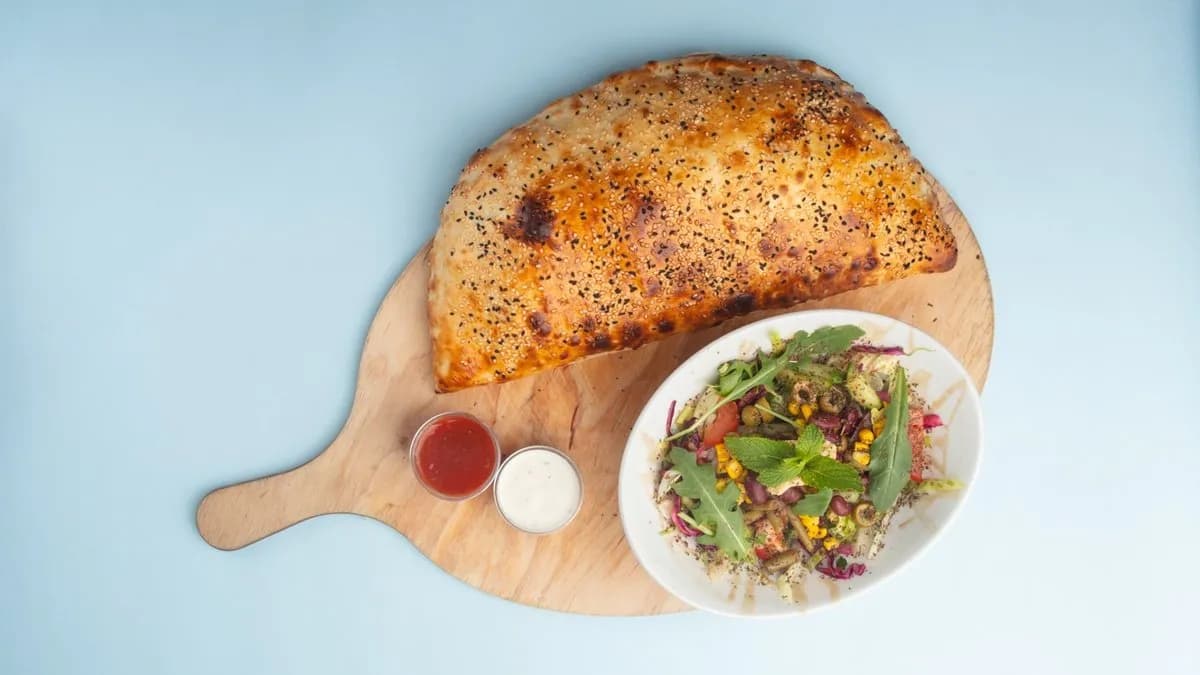 33. Börek with Döner Meat, Spinach & White Cheese