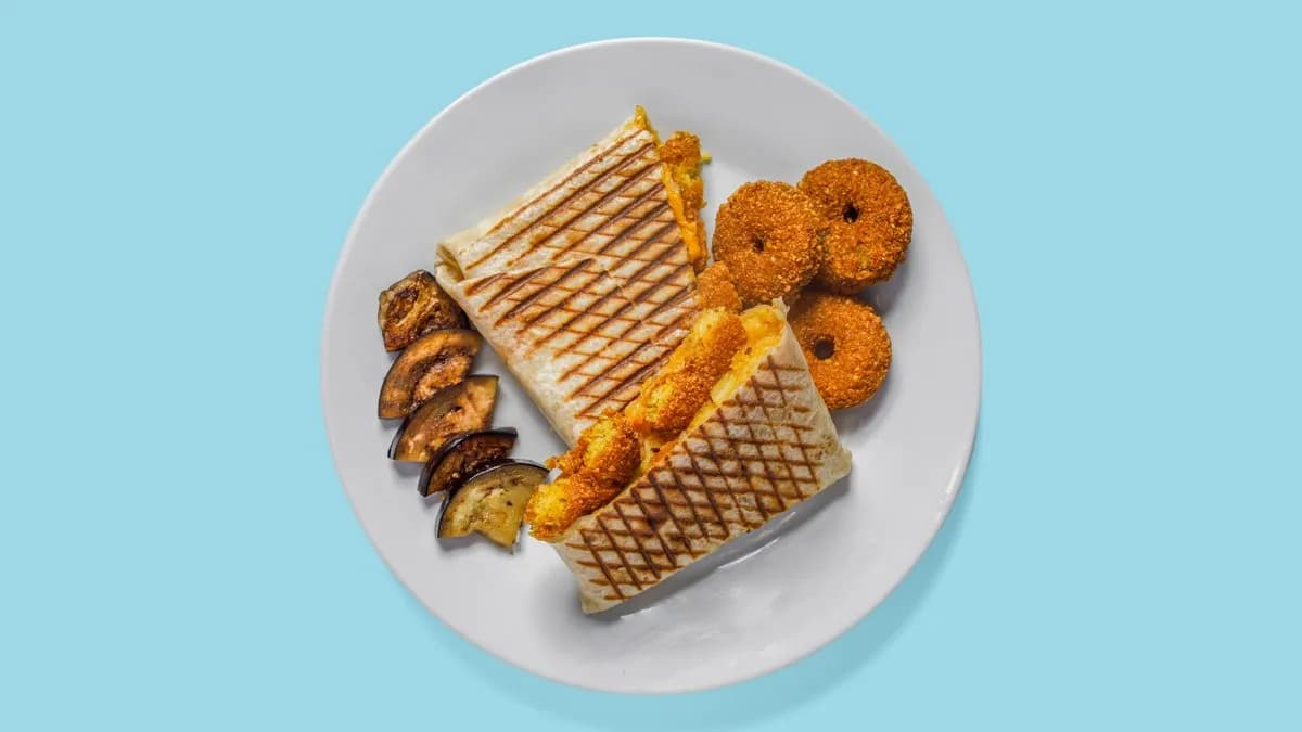 Taco Falafel & Auberginen