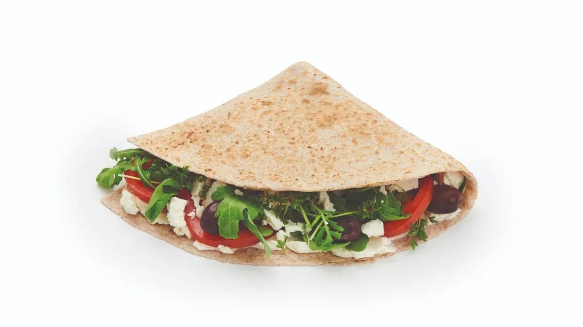 Oliven Schafskäse Flatbread