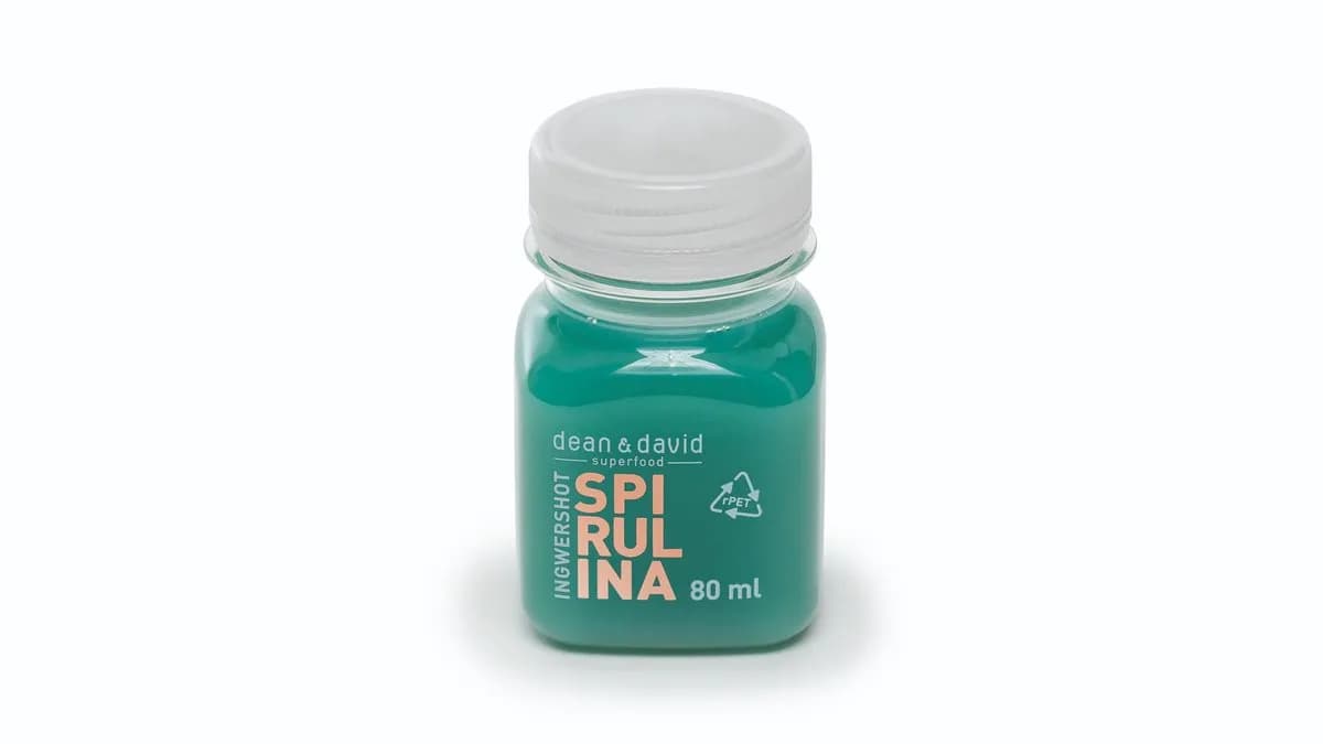 Ingwer Superfood Shot Spirulina 0,08l