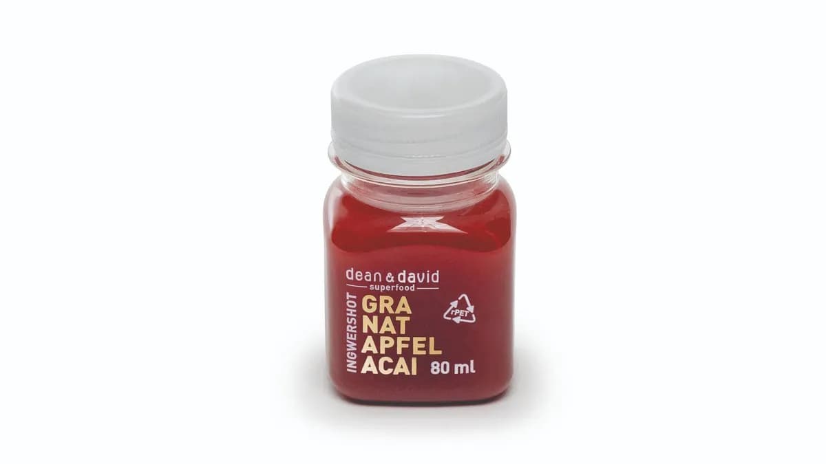 Ingwer Superfood Shot Granatapfel Açaí 0,08l