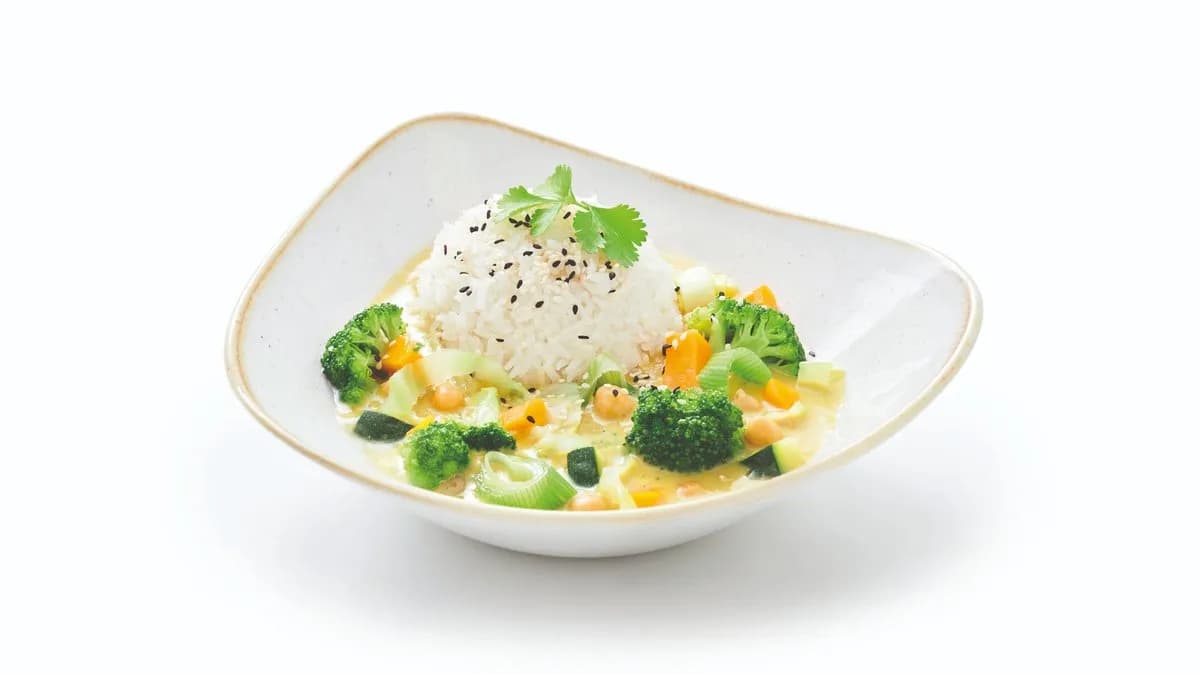 Mango Kokos Curry Menü