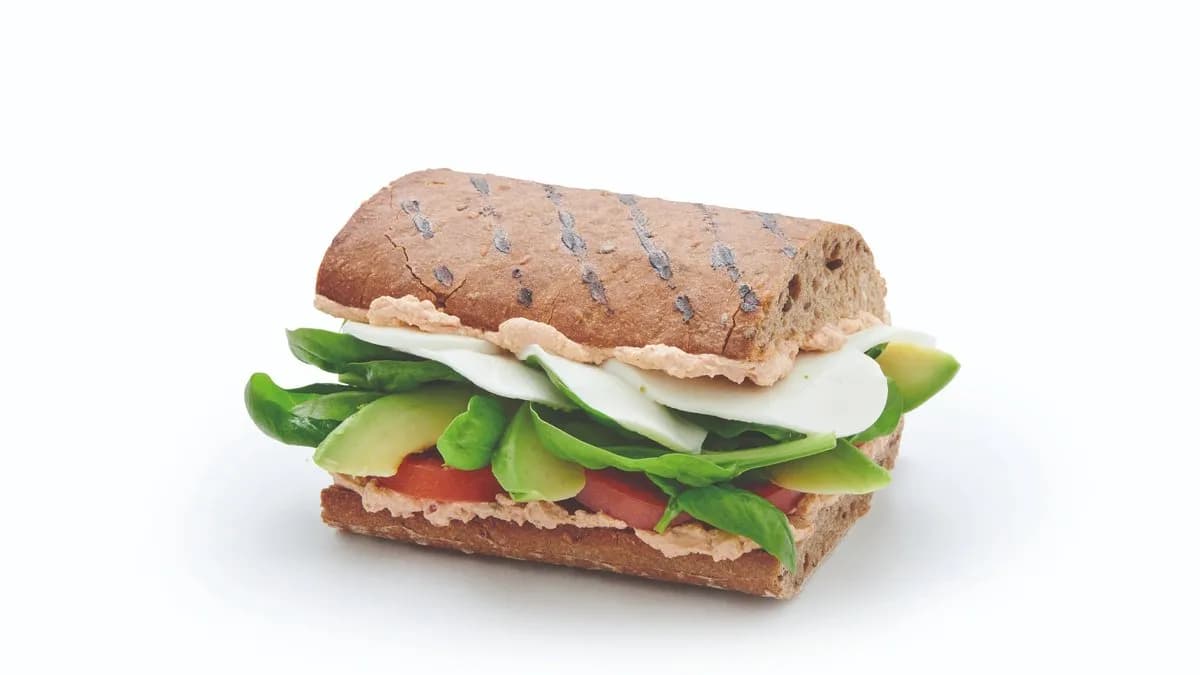 Avocado Mozzarella Sandwich
