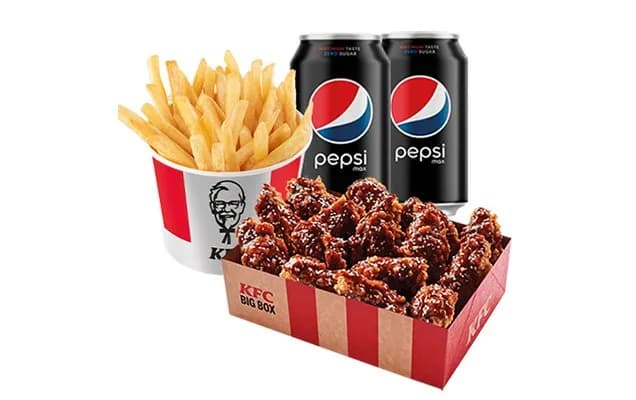 15 Smoky BBQ Wings + 2 Üdítő (0,33l) + Normál Sült Burgonya