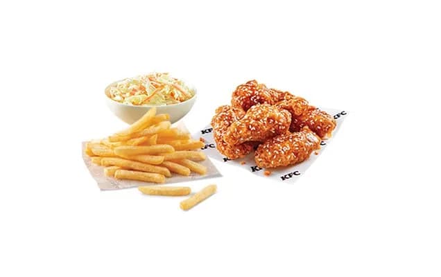 5 California Wings + Normál Sült Burgonya + Káposztasaláta