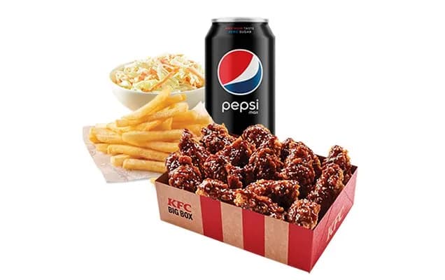 15 Smoky BBQ Wings + Üdítő (0,33l) + Normál Sült Burgonya + Káposztasaláta