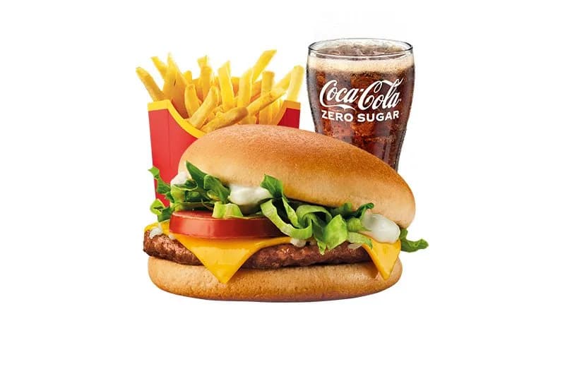 Sajtburger Fresh McMenü