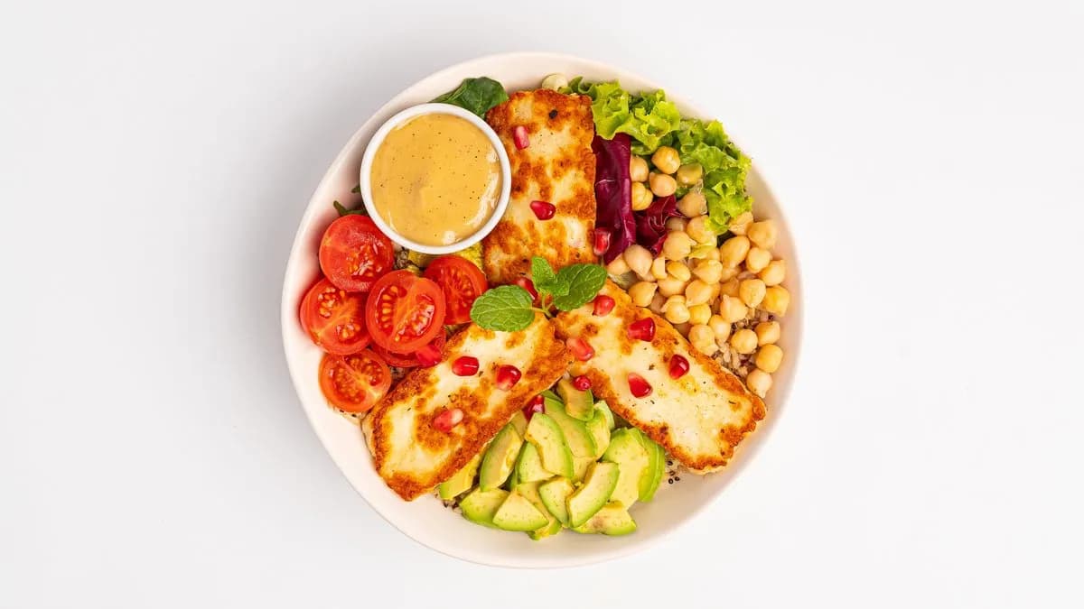 Avocado Halloumi