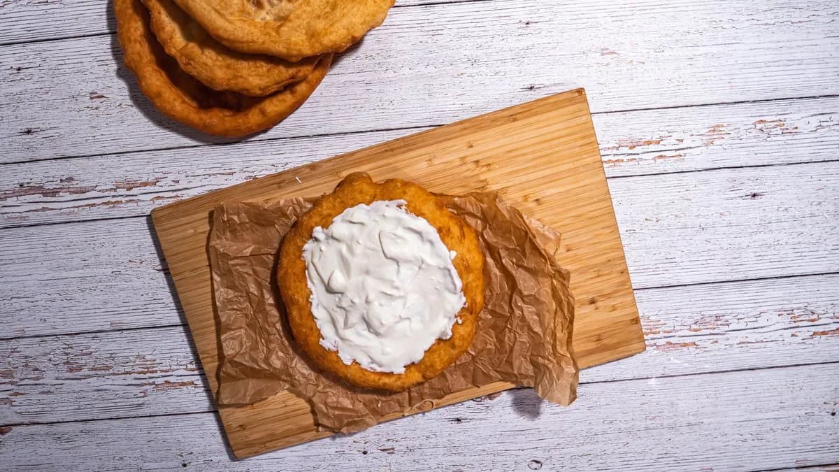 Gluténmentes Tejfölös Lángos
