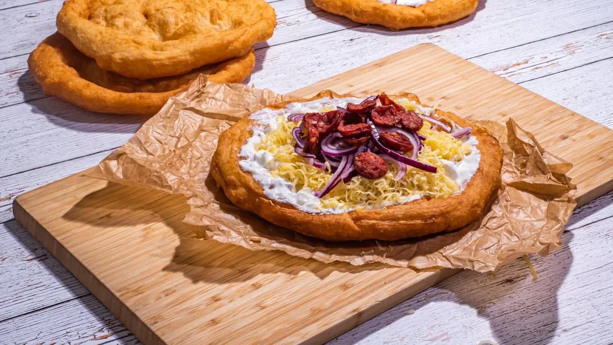 Gluténmentes Parasztos Lángos