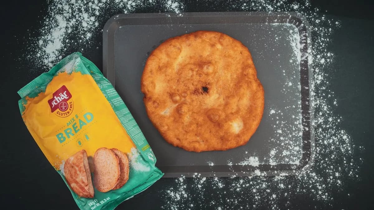 Gluténmentes sima lángos