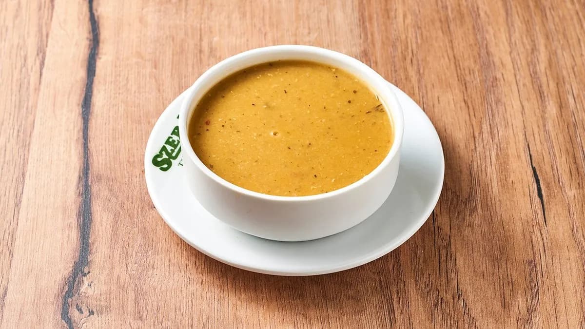 Vöröslencse Krémleves