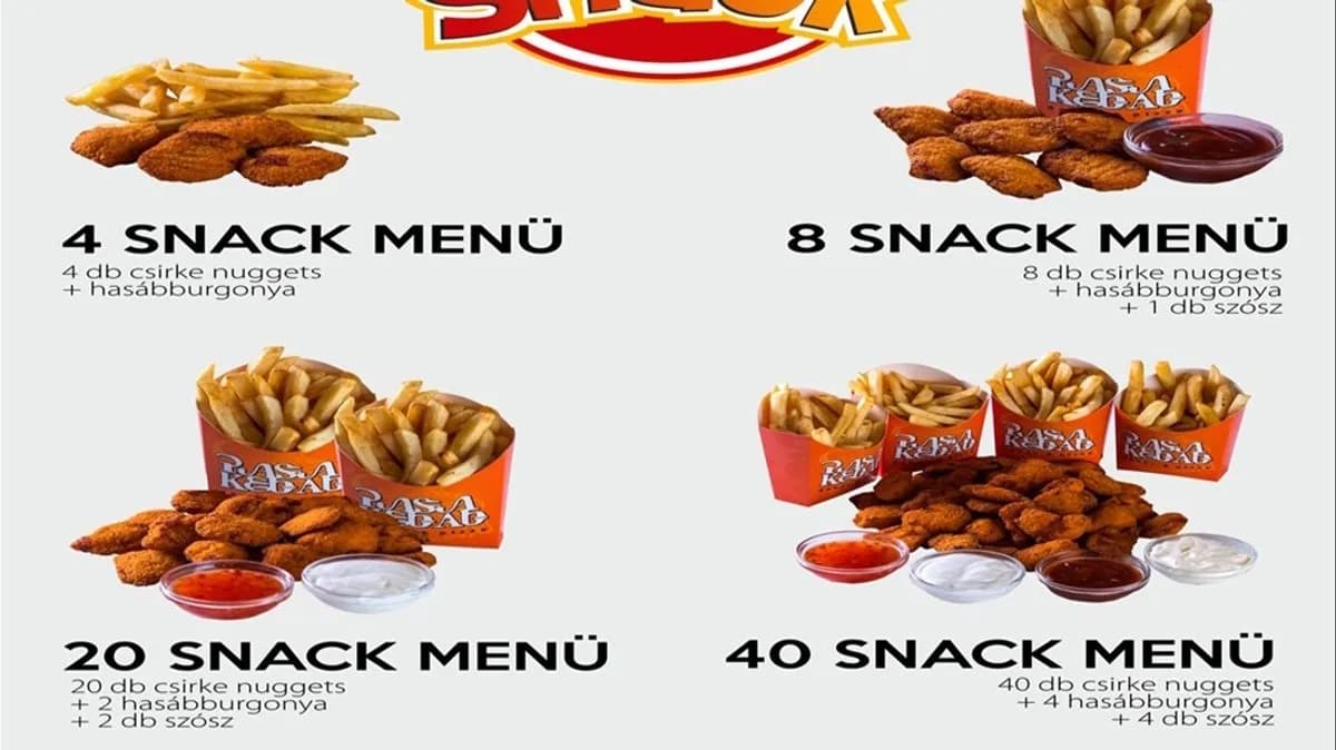 Snack menü 20🐥🍟