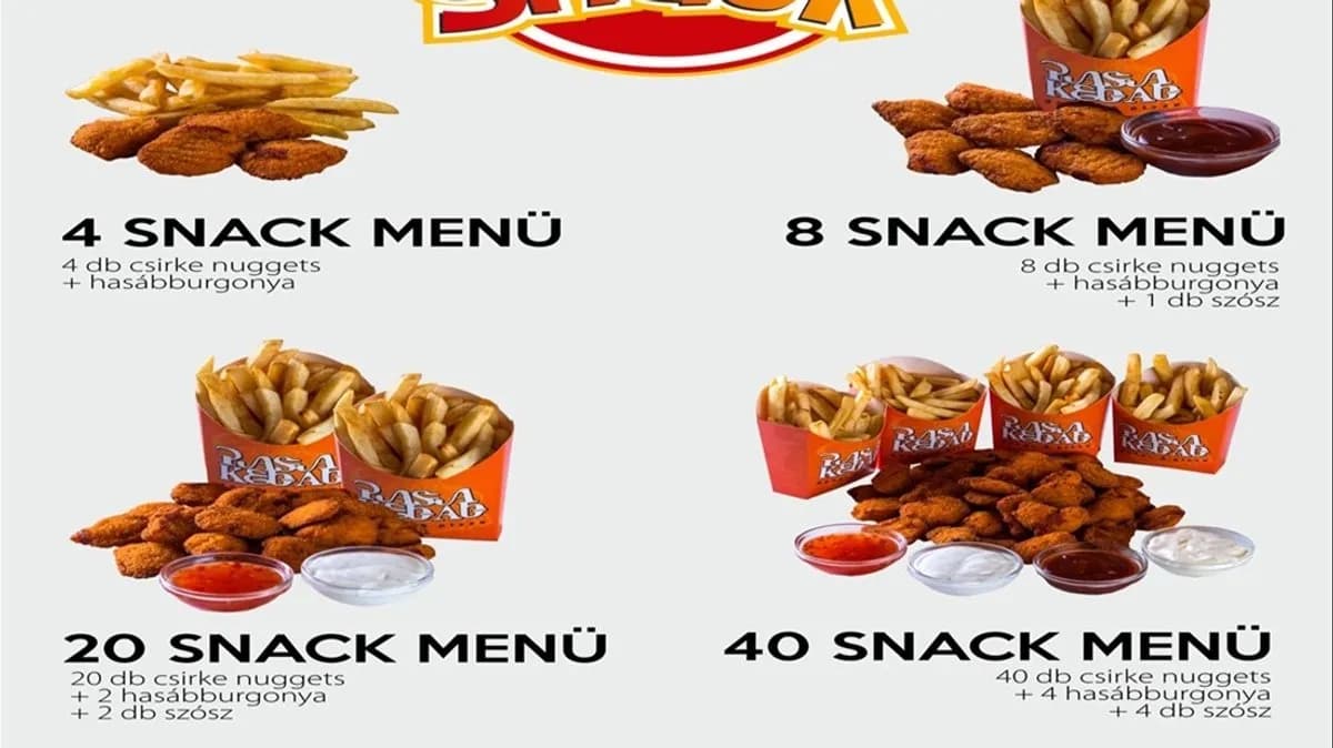 Snack menü 40🐥🍟