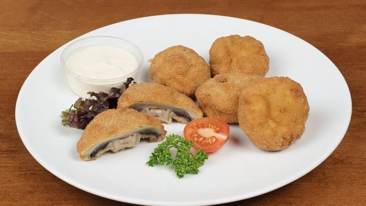 Rántott gomba tartárral