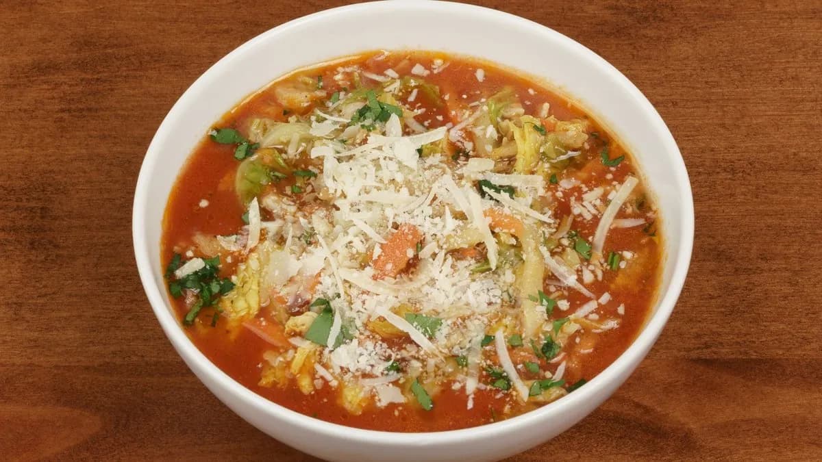 VEGÁN Minestrone leves