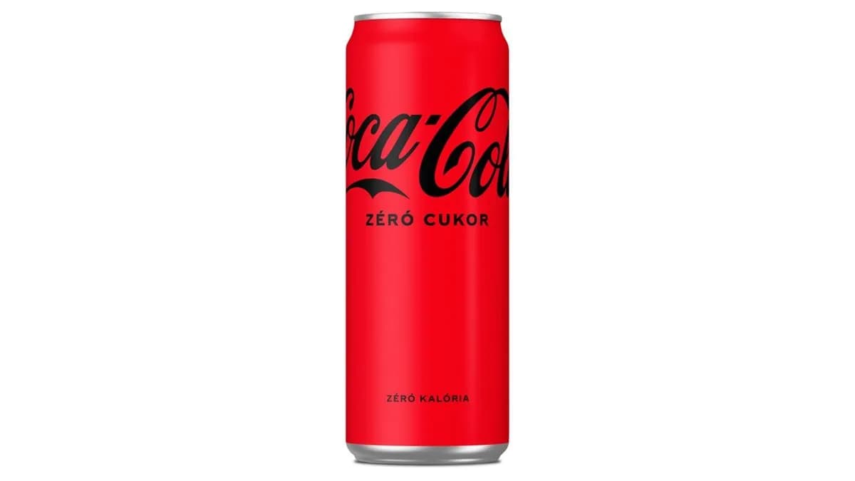 Coca-Cola Zero colaízű energiamentes szénsavas üdítőital édesítőszerekkel 250 ml
