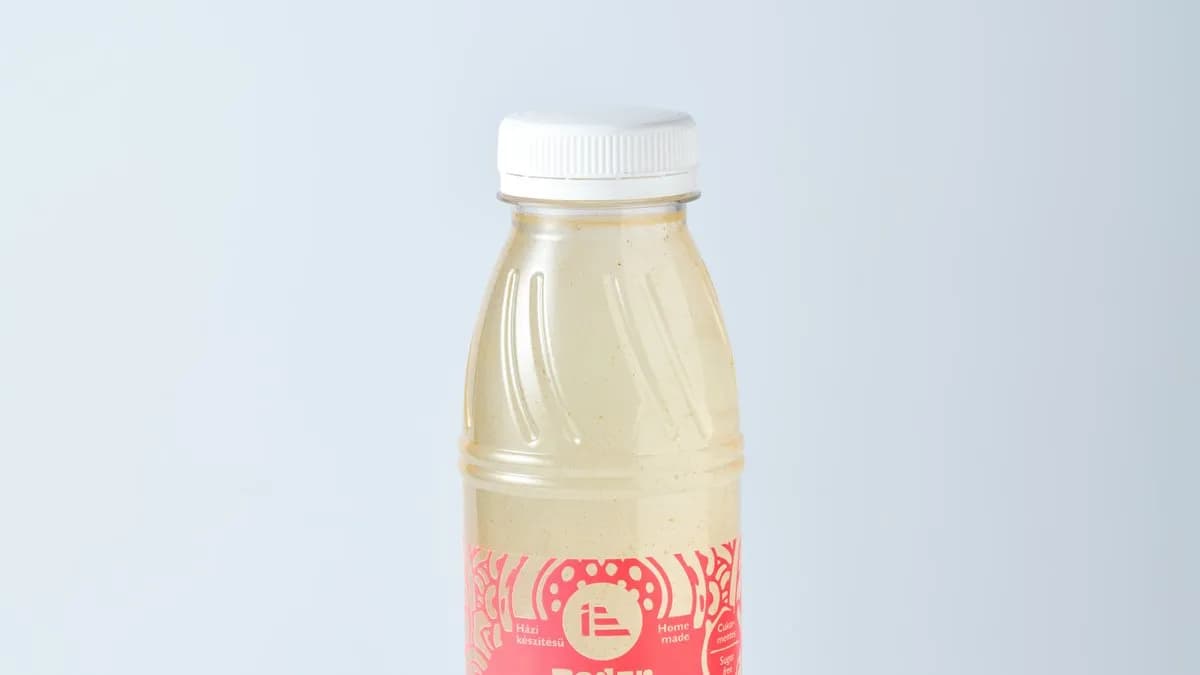 Bodzás házi limonádé 330ml (cukormentes)