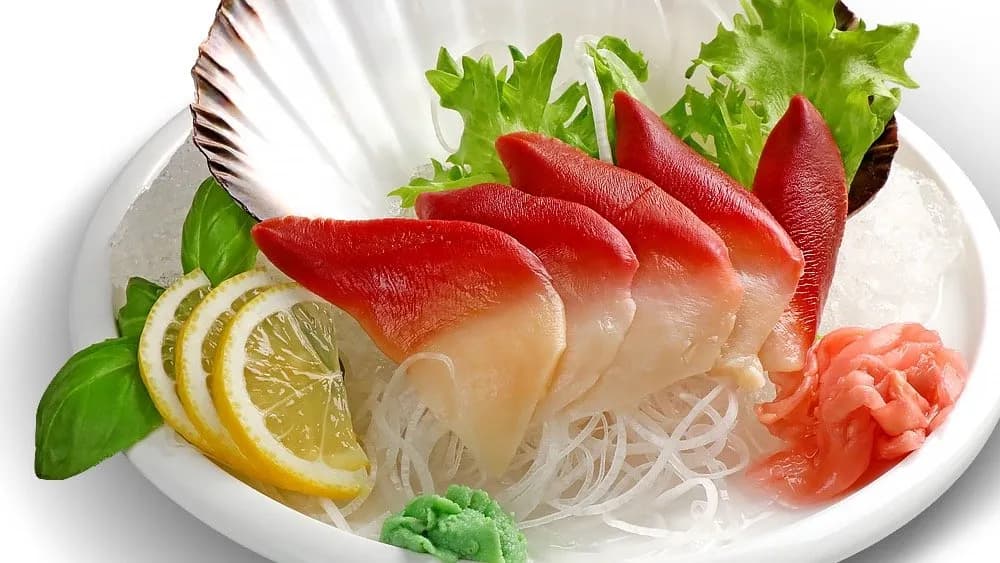 K4. Szívkagylós sashimi 5 db