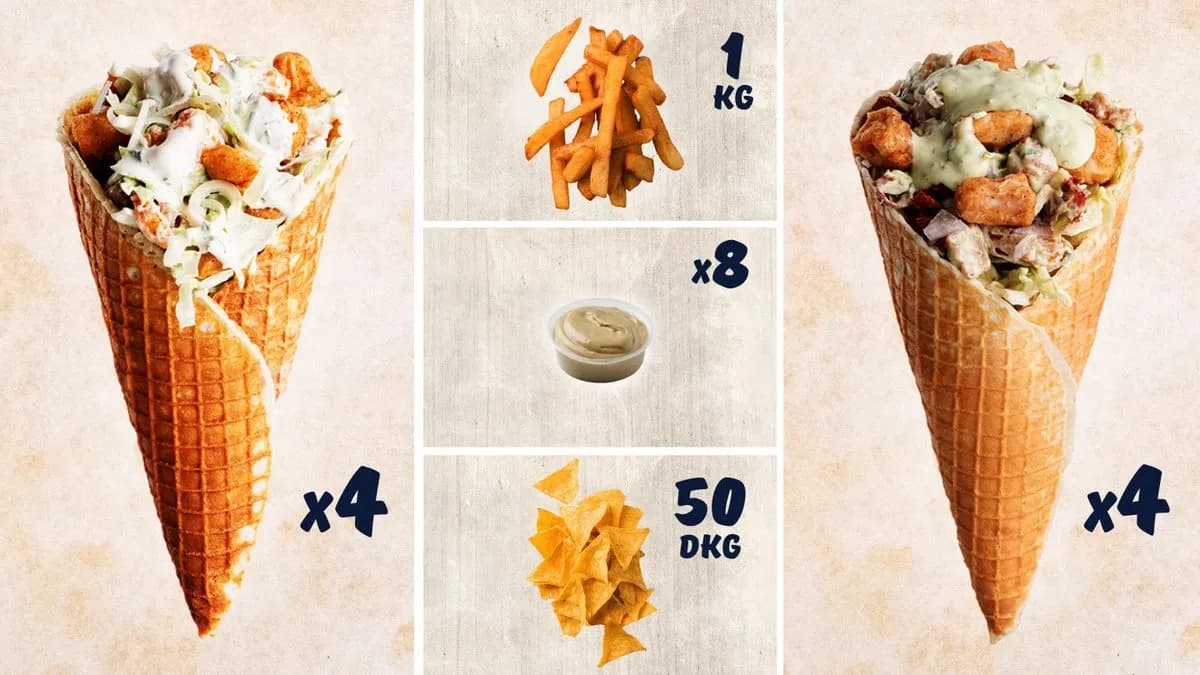 Vega Hardcore amerikai full pack 8 személyre