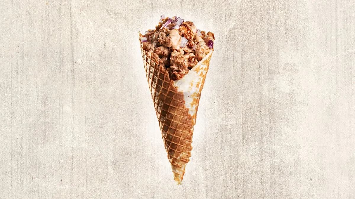 Monster chipotle tölcsér + tortillachips