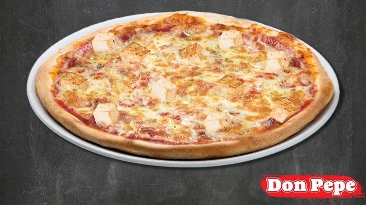 Vegán Füstölt Tofus pizza