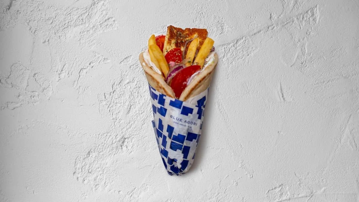 Halloumi XL pita 🌯🧀 szénsavmentes ásványvízzel