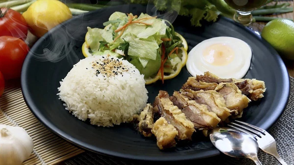 Breaded Fried Duck Rice Bowl B10