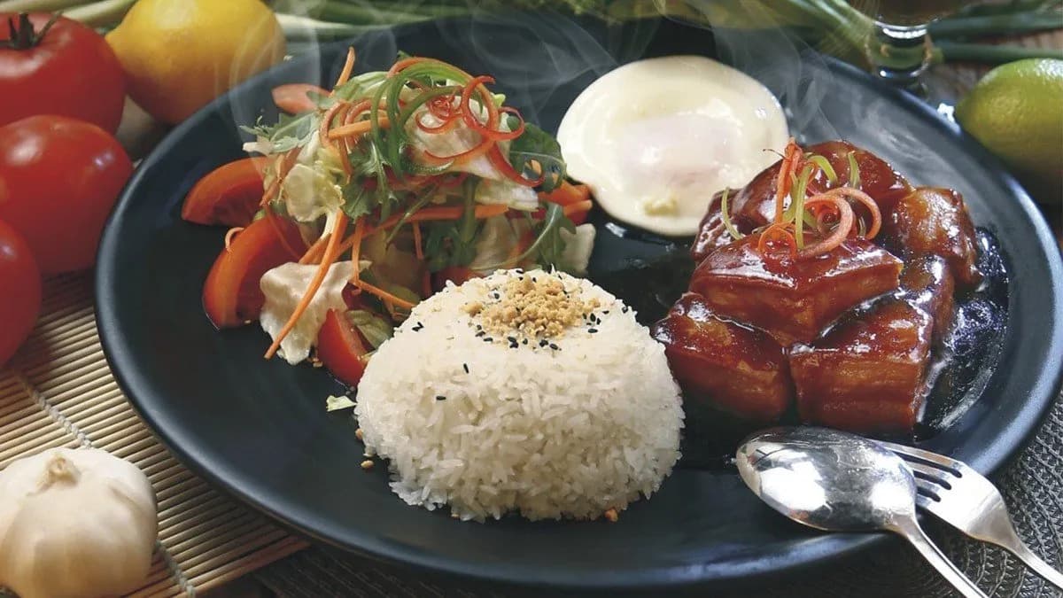Red Braised Pork Rice Bowl B7