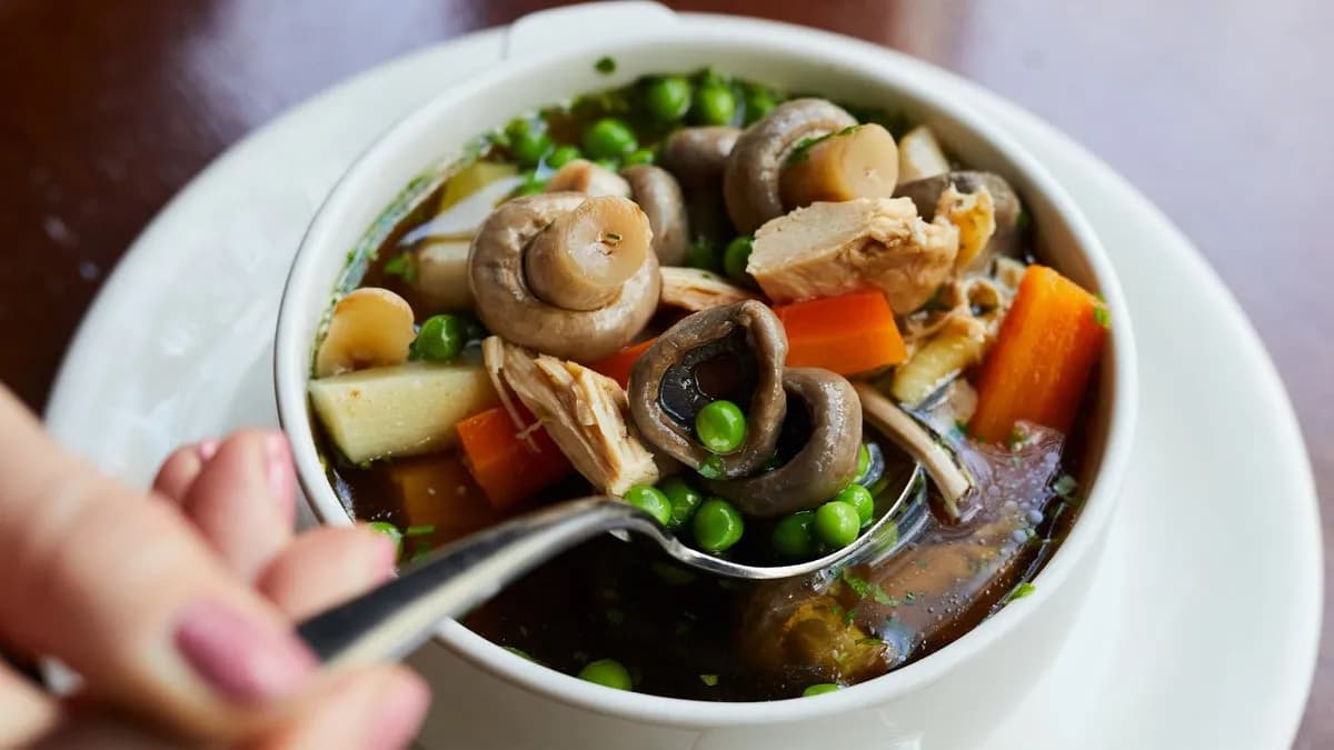 Újházy-tyúkhúsleves