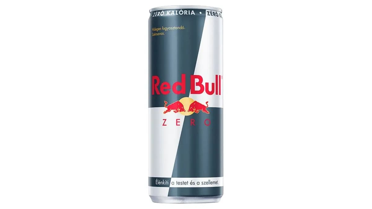 Red Bull Zero Carbonated Energy Drink with High Caffeine Content and with Sweeteners 250 ml