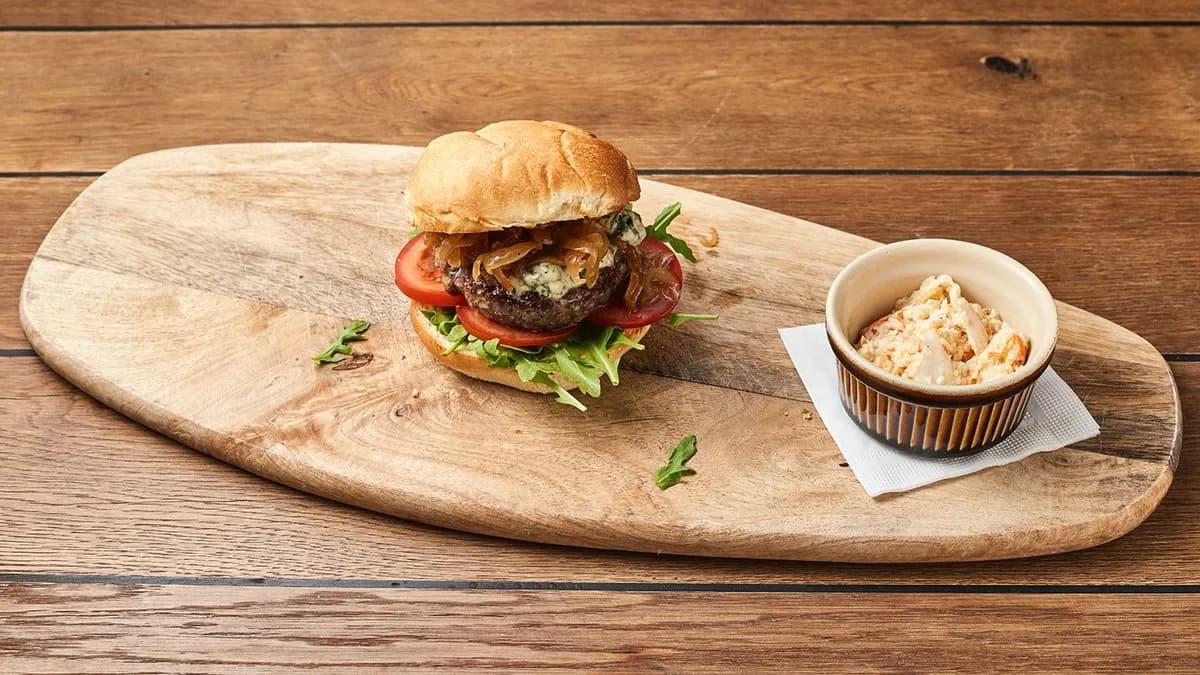 Rokfortos, Rukkolás Burger