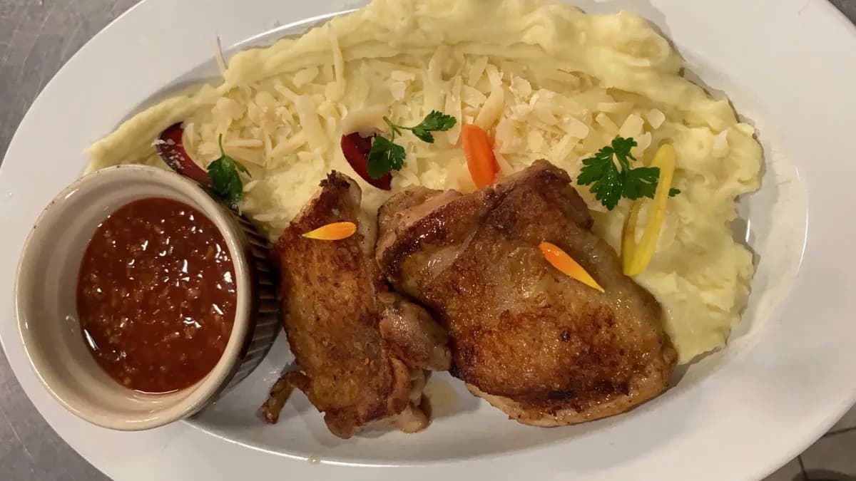 Citromos, chilis csirkecomb filé roston